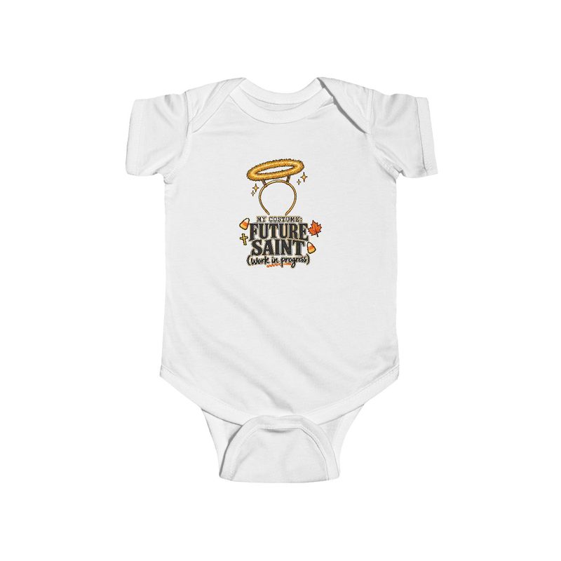 Baby Future Saint Bodysuit with infant Halo Halloween One Piece